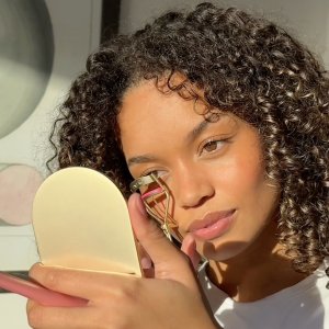 @spacenk&rsquo;s instagram video of Space NK Eyelash Curlers,Space NK Compact Mirror,Space NK Claw Clip,Space NK Wide Tooth Comb,Space NK Creaseless Hair Clips