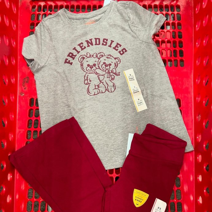 user image by @thetargetkidshopper, Girls' Flare Leggings - Cat & Jack™