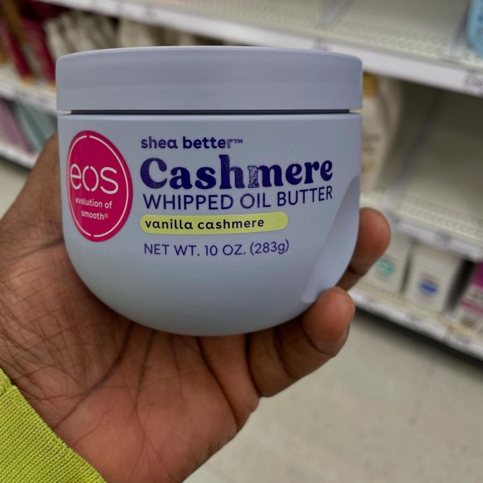 user image by @msarkansauce, eos Shea Better Cashmere Whipped Oil Butter - Vanilla - 10 fl oz