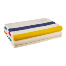 Shop Hudson's Bay Stripes Signature Double Size Point Blanket, Multi-Coloured, 90-in x 72-in and more