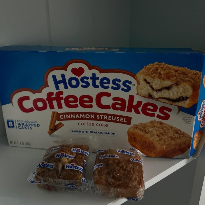 user image by @erminaljukic, Hostess Cinnamon Streusel Coffee Cake - 11.6oz/8ct