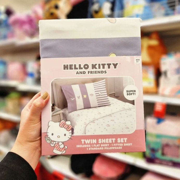user image by @targetdealfinder, Hello Kitty Kids&#39; Twin Sheet Set