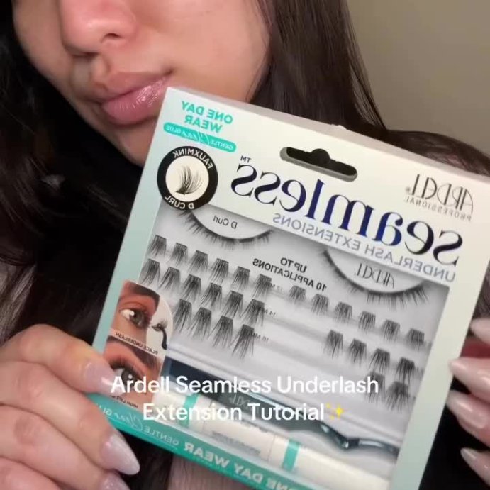 user image by @d.yelhsabeauty, Ardell Professional Seamless Underlash Extensions Refill (Fauxmink) Soft and Weightless | Seamless Bond (#36733)