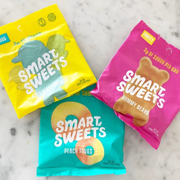 user image by @thepreggerspantry, SmartSweets Peach Rings Sour Gummy Candy - 1.8oz
