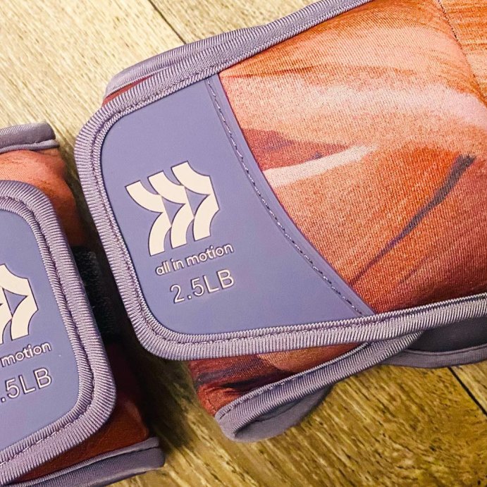 user image by @rainystate_reviews, Ankle Weights Anti-microbial 2.5lbs 2pc - All In Motion&#8482;: Neoprene, Leg Training