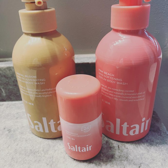 user image by @star_n_thangs, Saltair Pink Beach Serum Body Wash - Coconut Scent - 17 fl oz