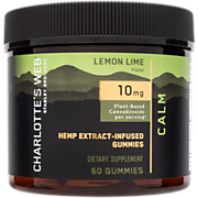 Shop CHARLOTTE'S WEB, INC. Hemp Extract Gummies for Calm Support - 10MG - Lemon Lime (60 Gummies) and more