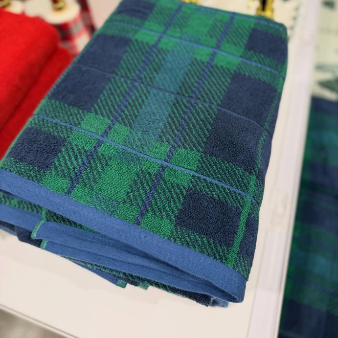 user image by @katattarget, Winter Wonderland Plaid Christmas Bath Towel Blue/Green - Threshold&#8482;