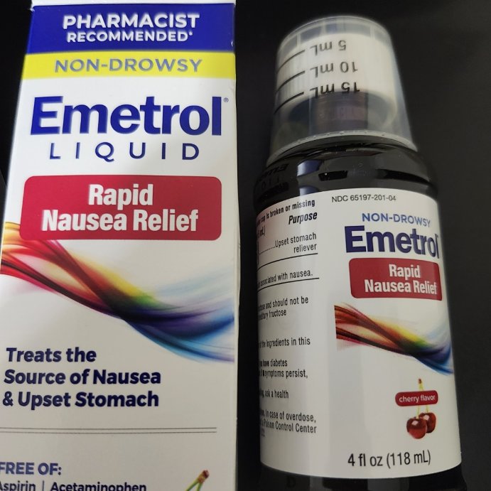 user image by @yournewestbff, Emetrol Liquid Non-Drowsy Nausea Relief - Cherry Flavor - 4fl oz