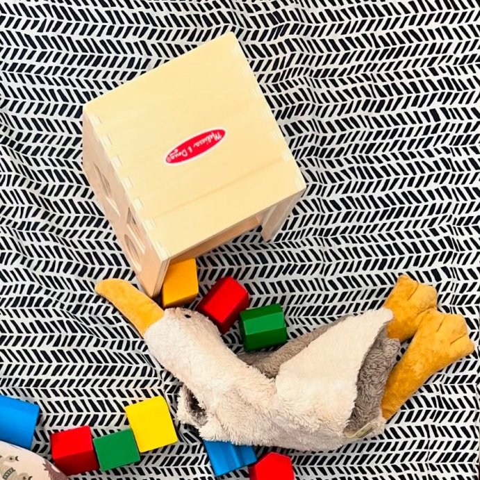 user image by @j.and.play, Melissa &#38; Doug Shape Sorting Cube - Classic Wooden Toy With 12 Shapes: Fine Motor Skills Educational Toddlers Toy
