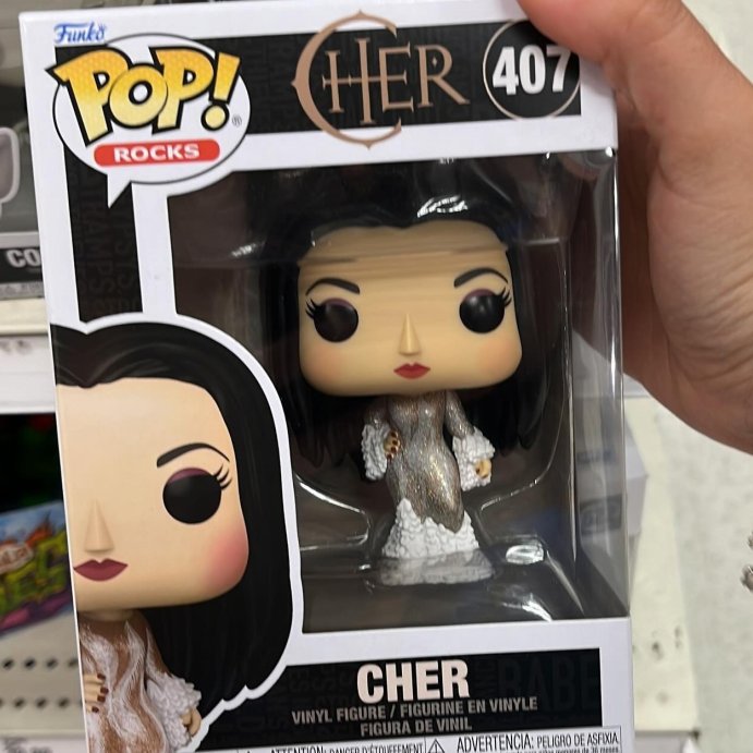 user image by @comprinhasdabea, Funko POP! Rocks: Cher Met Gala 1974 Vinyl Figure
