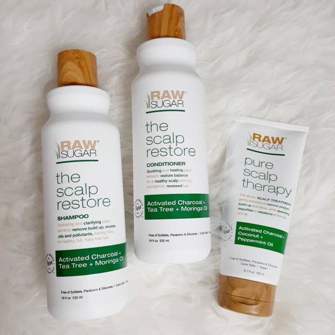 user image by @thestylish.life, Raw Sugar The Scalp Restore Shampoo - Jojoba + Aloe + Niacinamide - 18 fl oz
