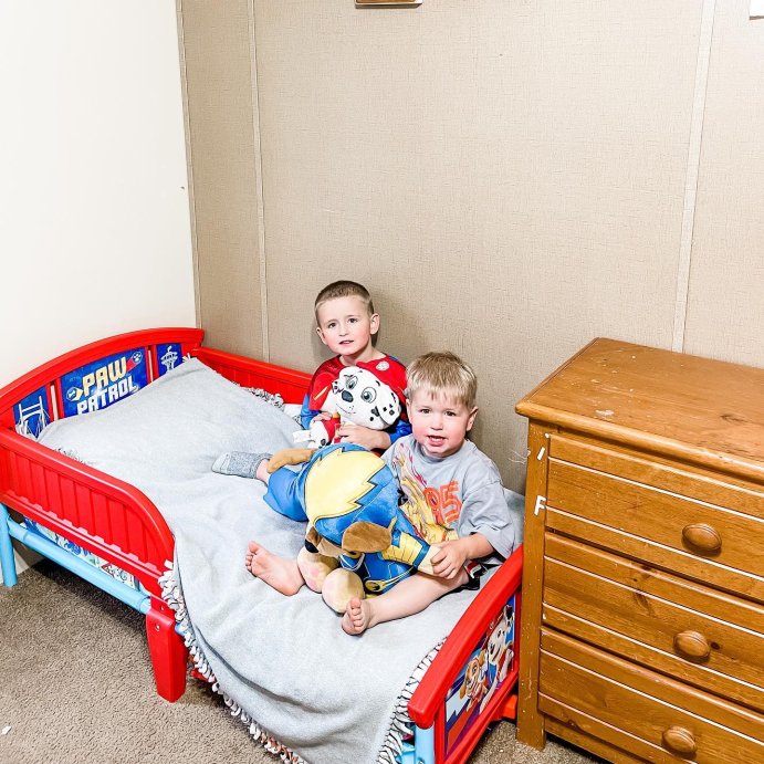 user image by @rosemarykordik, Delta Children Plastic Toddler Bed