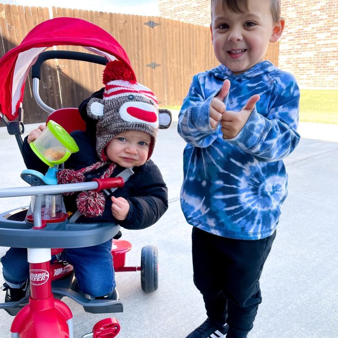 user image by @madremiablog, Radio Flyer 4-in-1 Stroll 'N Trike
