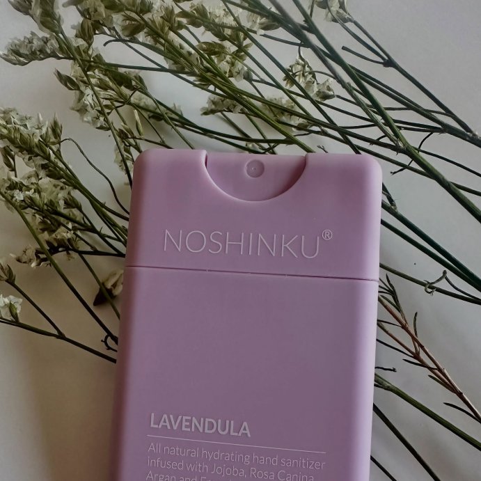 user image by @eatwith_ange, NOSHINKU Refillable Lavendula Ultra Moisturizing Pocket Sanitizer - Trial Size - 20mL