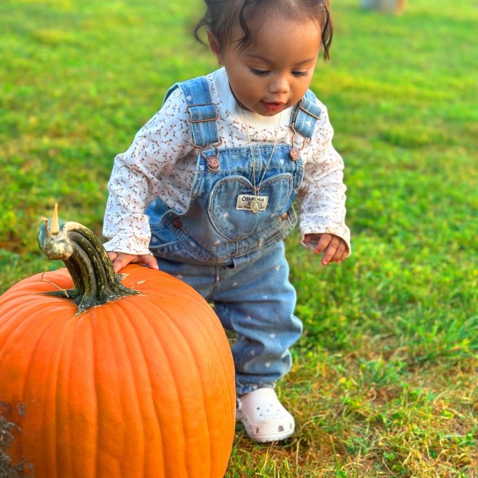 user image by @aalenavaida, OshKosh B'gosh Toddler Girls' Heart Denim Overalls - Light Blue