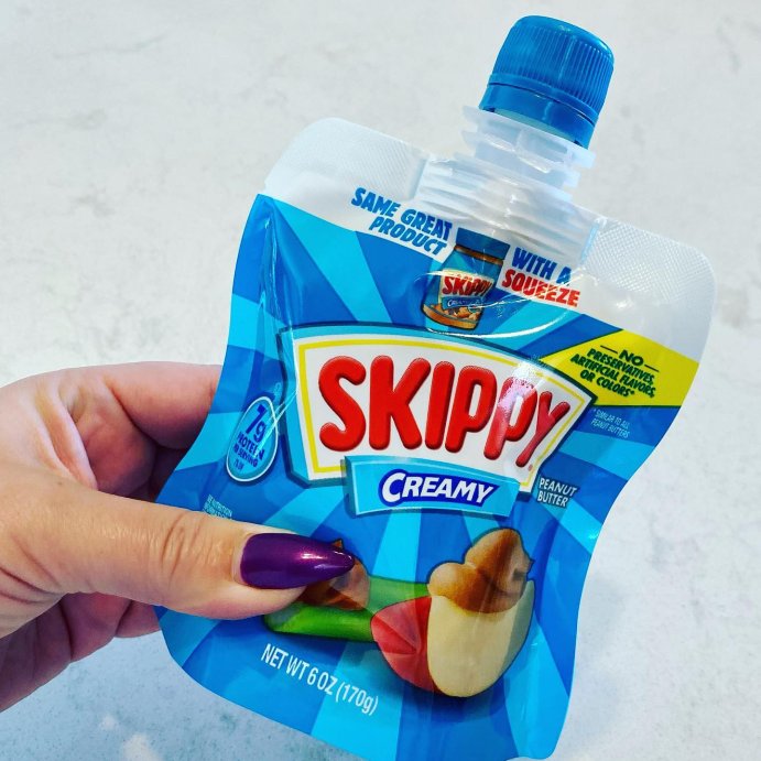 user image by @amelialynslaughter, Skippy Regular Creamy Squeeze Pouch - 6oz