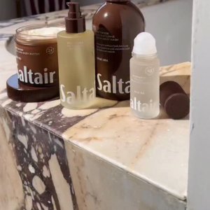 @spacenk&rsquo;s instagram video of Saltair Driftwood Body Wash,Saltair Driftwood Serum Deodorant,Saltair Driftwood Body Mist,Saltair Driftwood Body Oil,Saltair Driftwood Multi-Lipid Body Butter