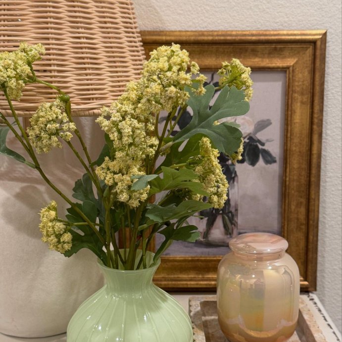 user image by @liz957, Ribbed Milk Glass Bud/Bouquet Vase Mint Green - Hearth & Hand™ with Magnolia