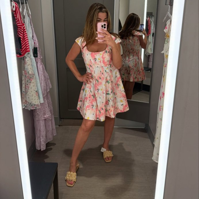 user image by @glamgirlnatalie, Women's Corset Woven Mini A-Line Dress - A New Day™