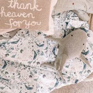 Jack Sea Life Organic Crib Fitted Sheet