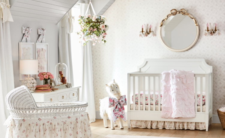 Pottery barn girl nursery on sale