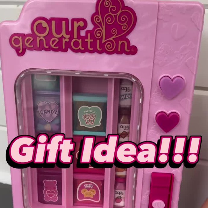 user image by @mamakaseylife, Our Generation Snacktime Fun Pink Vending Machine &#38; Play Food Accessories Set for 18&#34; Dolls