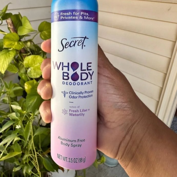 user image by @ketkism, Secret Whole Body Deodorant Spray - Lilac &#38; Waterlily - Aluminum-Free 3.5oz