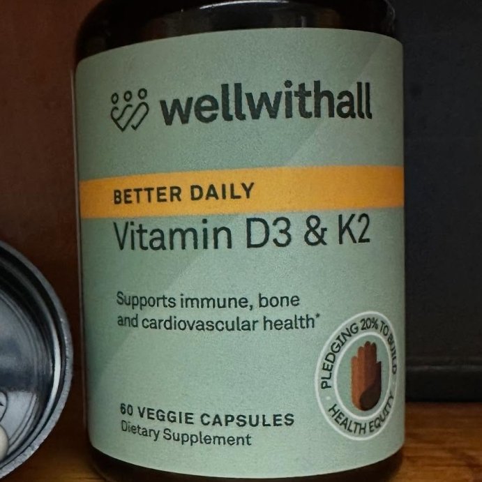 user image by @brooklyn_dun, WellWithAll Vitamin D3 &#38; K2 Capsules - 60ct