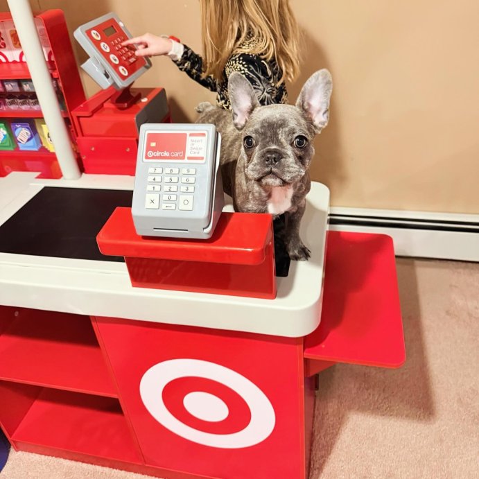 user image by @maisie.alabama, Target Toy Checklane: Pretend Shopping Accessories, Play Money, Toy Cash Register, Batteries Required, Ages 3+