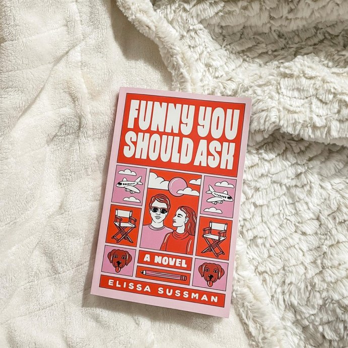 user image by @bookmarkedbylynds, Funny You Should Ask - by  Elissa Sussman (Paperback)