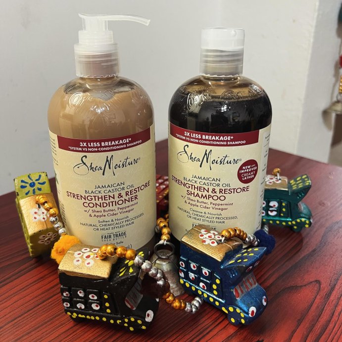 user image by @spicesofbeauty, SheaMoisture Jamaican Black Castor Oil Strengthen & Restore Shampoo