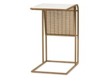 Shop Perkins Recycled Metal Tuck Table -Simba Brass and more