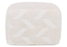 Shop Emerson Cotton Woven Pouf Natural and more