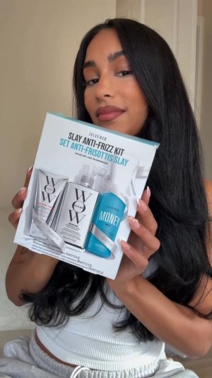 @spacenk’s instagram video of Color Wow Color Wow Slay Anti-Frizz Kit