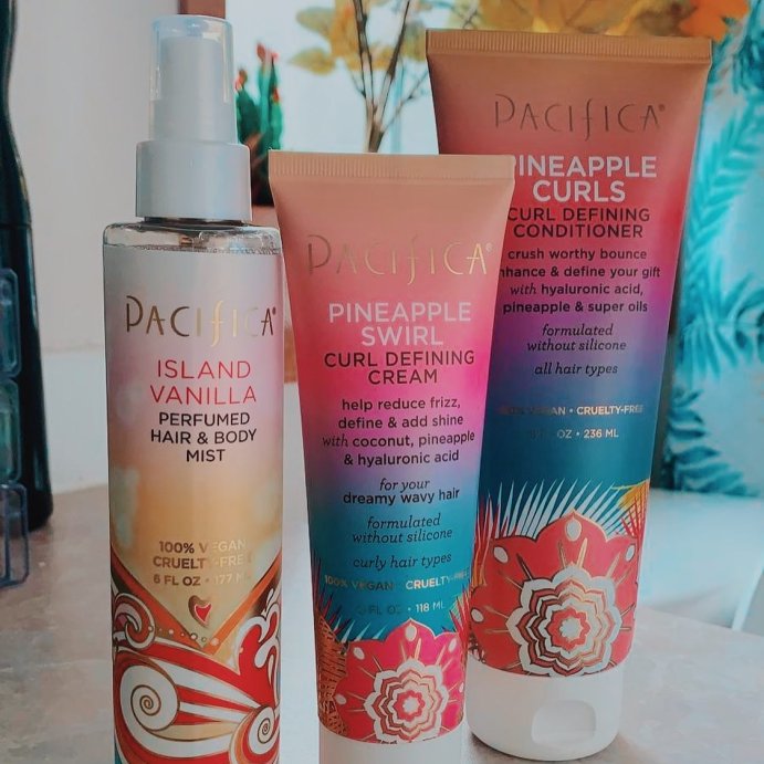 user image by @curlsvista, Pacifica Island Vanilla Women's Perfumed Hair & Body Spray