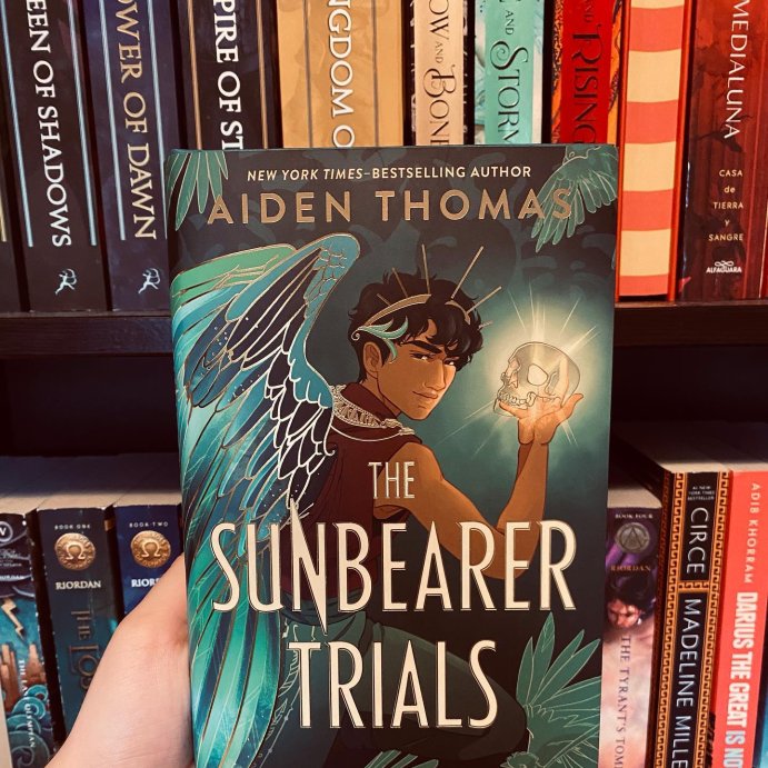 user image by @houseofbryceandbooks, The Sunbearer Trials - (Sunbearer Duology) by  Aiden Thomas (Hardcover)