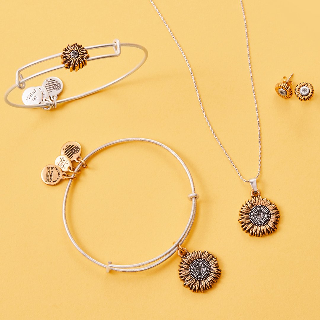 Alex and ani sunflower outlet bangle