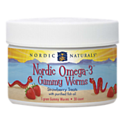 Shop Nordic Naturals Nordic Omega-3 Worm Gummies with Purified Fish Oil - Strawberry (30 Gummies) and more