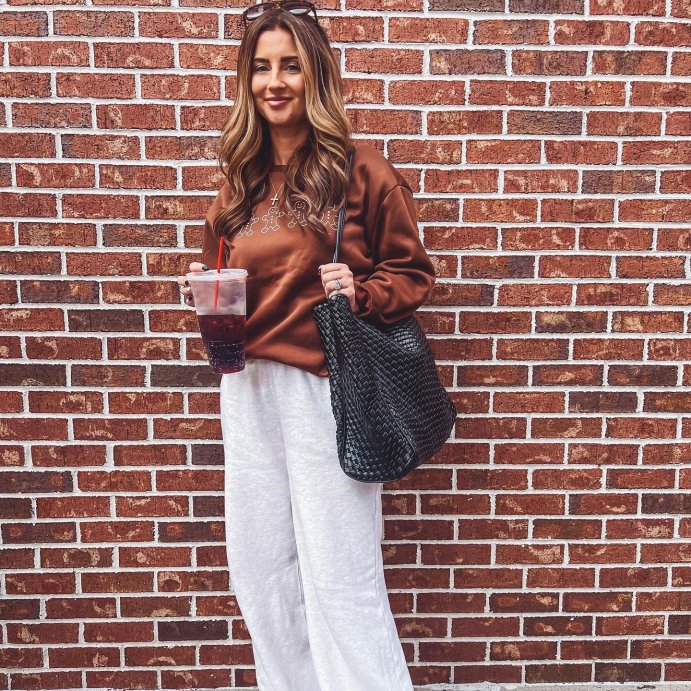 user image by @bridgette_fussey, Women's High-Rise Straight Leg Sweatpants - Wild Fable™