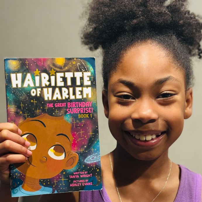 user image by Rasheda  Jackson Ervin , Hairiette and the Great Birthday Surprise - Target Exclusive Edition - by Tanya Wright (Paperback)