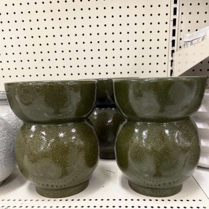 user image by @targetfinds_bymg, Glossy Textured Vase Dark Green - Threshold&#8482; designed with Studio McGee
