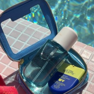 @spacenk&rsquo;s instagram photo of PHLUR Island Swim Hair and Body Mist,Ultra Violette Supreme Screen SPF 50+ Mini Mate,Space NK Mini Travel Bag