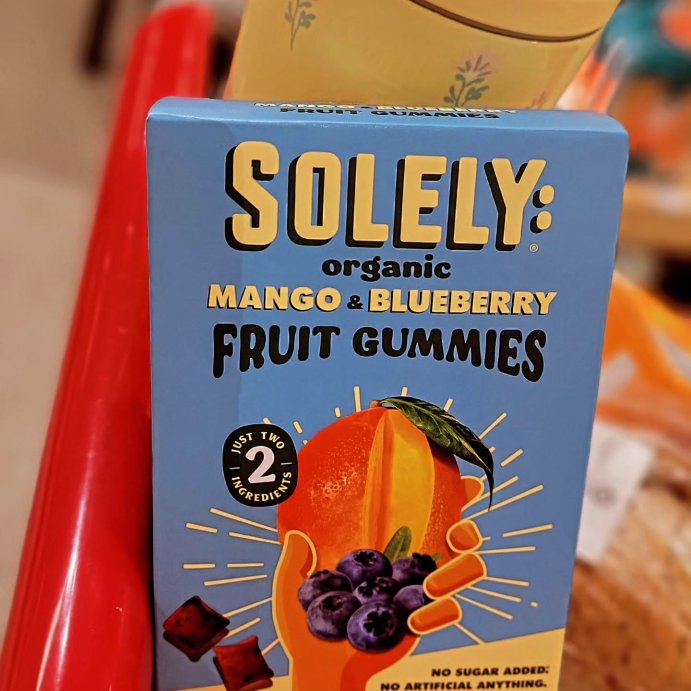 user image by @tracygeleto, Solely Organic Mango &#38; Blueberry Whole Fruit Gummies - 3.5oz/5ct