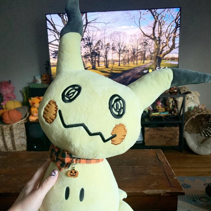 user image by @bugsjellycatworld, Pokemon 24&#34; Plush - Mimikyu
