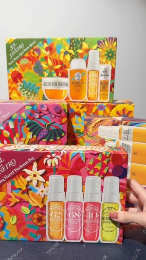 @spacenk’s instagram video of Sol de Janeiro Bum Bum Mini Ritual,Sol de Janeiro Cheirosa Travel Perfume Set,Sol de Janeiro Beija Flor Body Boost