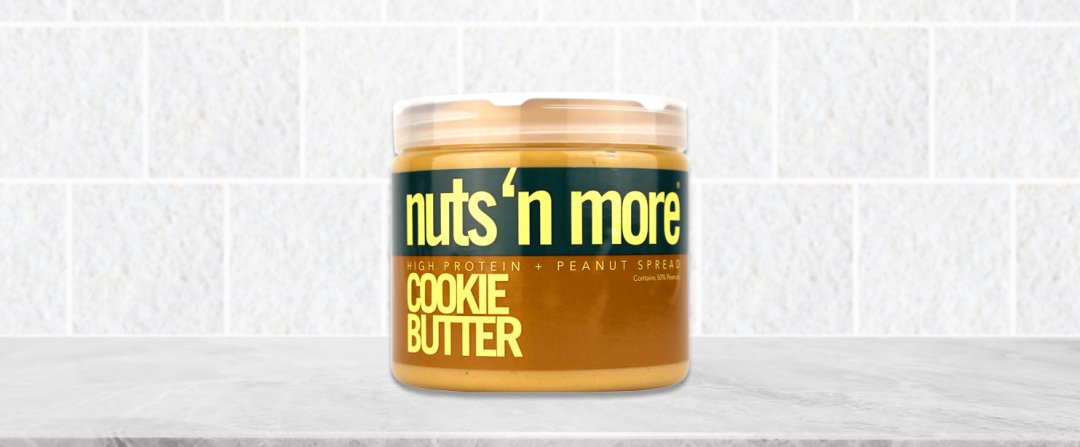 Shop nuts n more High Protein + Peanut Spread - Cookie Butter (14 Servings) and more
