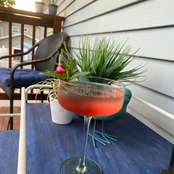 user image by @debrafrisco, 9.8oz Tinted Glass Coupe Drinkware - Hearth & Hand™ with Magnolia