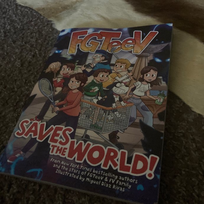 user image by Elias Mckellar, FGTeeV Saves The World! (Hardcover)