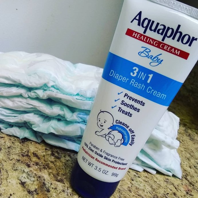 user image by @thirtymarriedandtired, Aquaphor Baby 3-in-1 Diaper Rash Relief Cream - 3.5oz